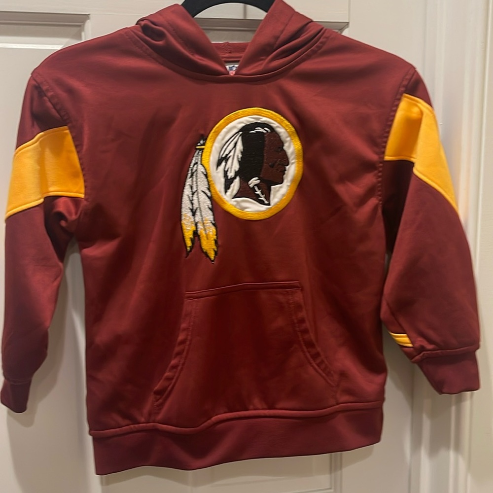 NFL Washington Redskins Vintage Embroidered Sweatshirt Hoodie. Kids Size S (6/7)